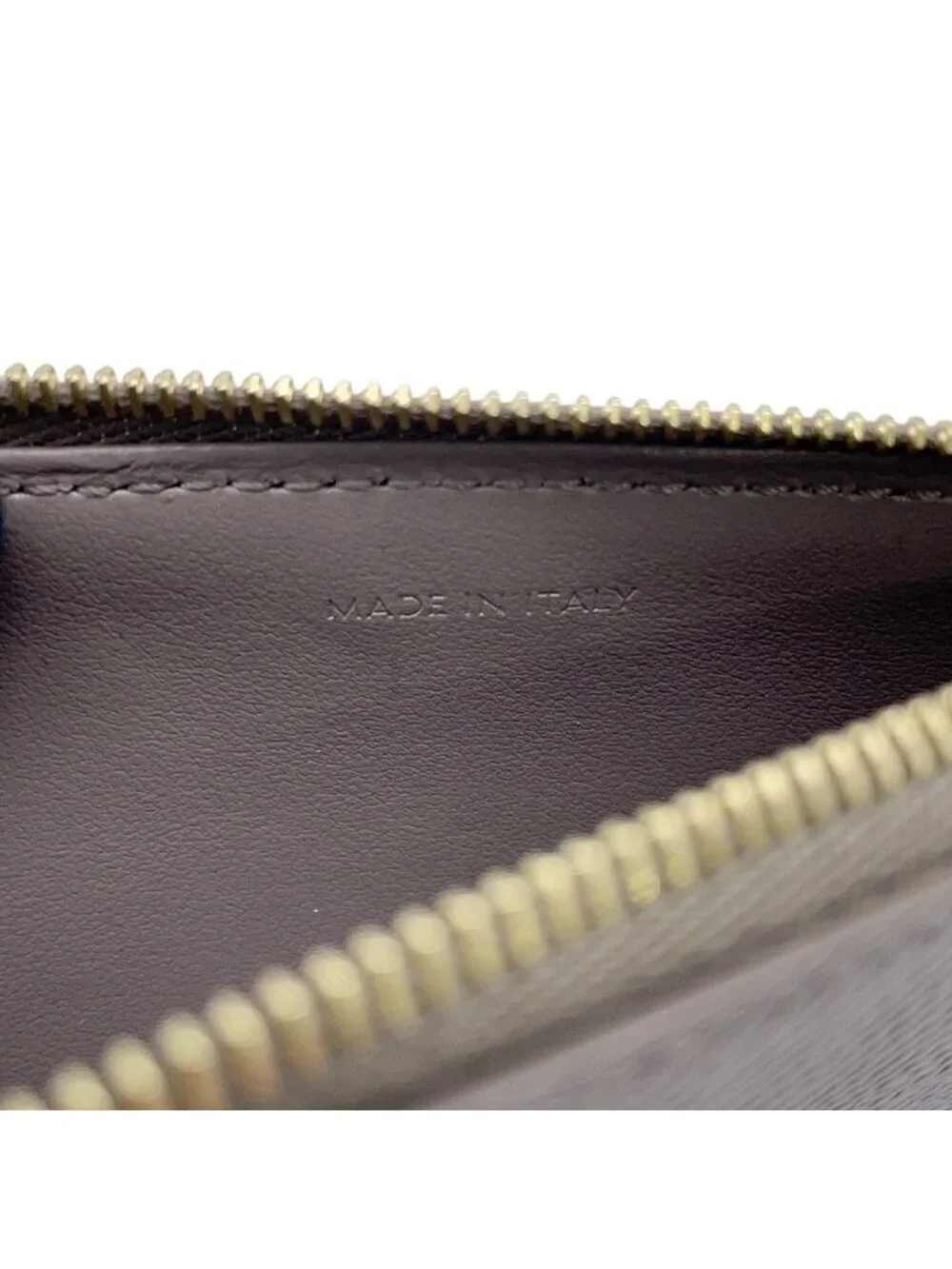 Celine Coin Purse Fragment Case Grained Calfskin Logo Card